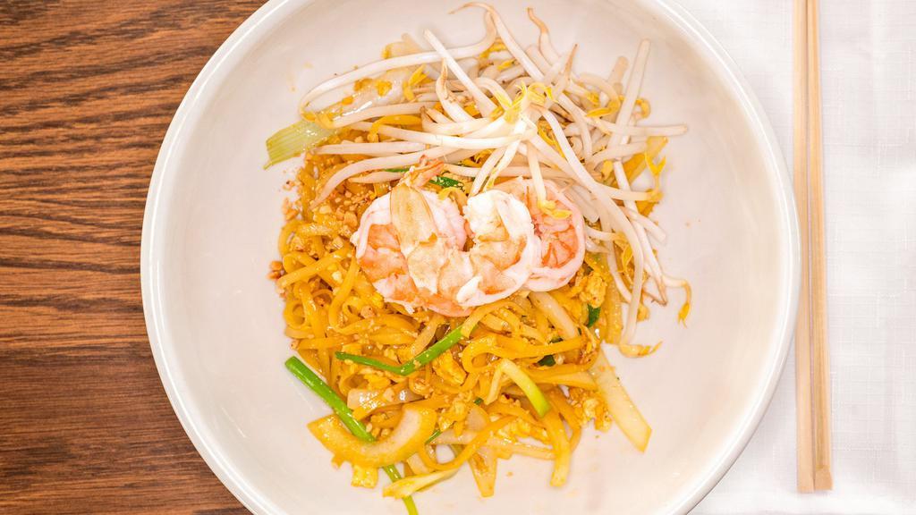 Pad Thai · Thai noodle with a sweet tamarind flavor.