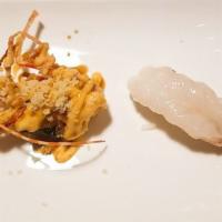 Sweet Shrimp · Consuming raw fish may increase the risk of foodborne illness.