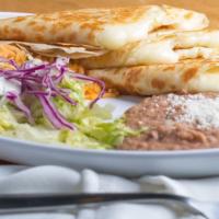 #2. Platter (Quesadilla) · Choose your favorite meat as the stuffing of a large and toasty flour tortilla filled with m...