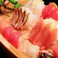 Sushi & Sashimi Combination · 15 piece sashimi, seven piece nigiri.