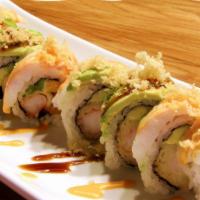 Shrimp Lover Roll · Hot. Tempura shrimp, avo, topped with cooked shrimp, avocado, cream cheese.