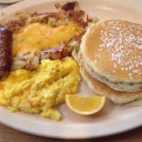 Manager'S Special · 2 eggs, 2 pancakes, 2 sausage and hash browns.