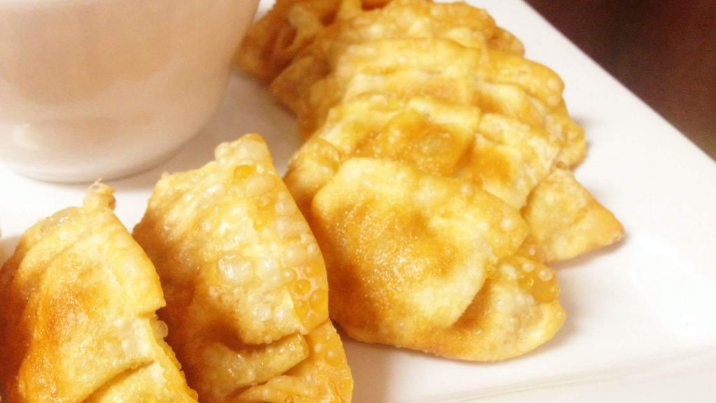 Fried Potstickers · Deep fried pork and vegetable dumplings with a side of dipping sauce. 8 pieces
