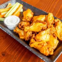 Chicken Wings · A dozen wings have done your way. Mild, hot, ghost (caution: extremely hot), BBQ, teriyaki, ...