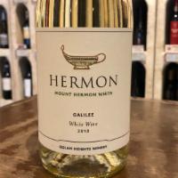 Hermon Mount Hermon White, Israel · This medium bodied wine is pleasingly refreshing and full of vitality. 
750ml.