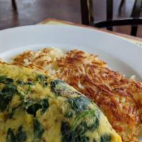 Spinach And Feta Omelette · Sauteed baby spinach, fresh feta cheese. A Butterfield's favorite!