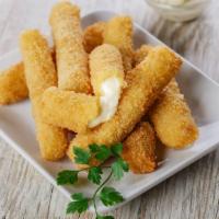 Cheese Sticks · Delicious crispy deep-fried cheese.