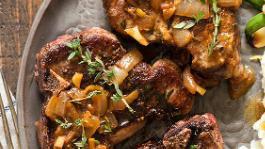 Lamb Chop Dinner · 5 pc lamb chops in zip sauce served with 2 sides