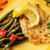 Lemon Chicken Entree · A Mario Fazio's Classic: All natural chicken cutlet prepared with our homemade sweet lemon g...
