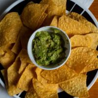 Side Order Of Guacamole With Chips · 
