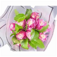 Dozen Metal Pink Tinted Roses (Wr) Bouquet. · So fresh and  beautiful  Dozen Metal Pink Roses Wrap Bouquet.