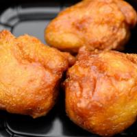 Puff Puff -3 Pieces · Nigerian puff puff is simply dough deeply fried in oils and it's springy in nature.