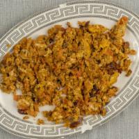 Beans With Eggs · white or red beans with eggs cooked with special Yemeni spices.