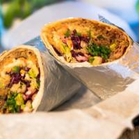 Bulgogi Burrito · Our signature burrito filled with Bulgogi, House Rice, TaKorea Slaw, Queso,  Choice of Beans...
