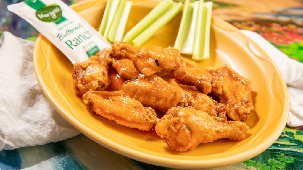 Chicken Wings · ranch dressing and celery.