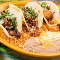 Tacos · Hard shell Beef or Chicken