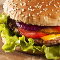 1/4 Lb Cheeseburger · 1/4 lb of hot and juicy beef, made to order each and every time with cheese and the works of...