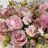 Pinky Promise · As pink as they come, a stunning monochromatic design. Fresh florals always, we pinky promis...