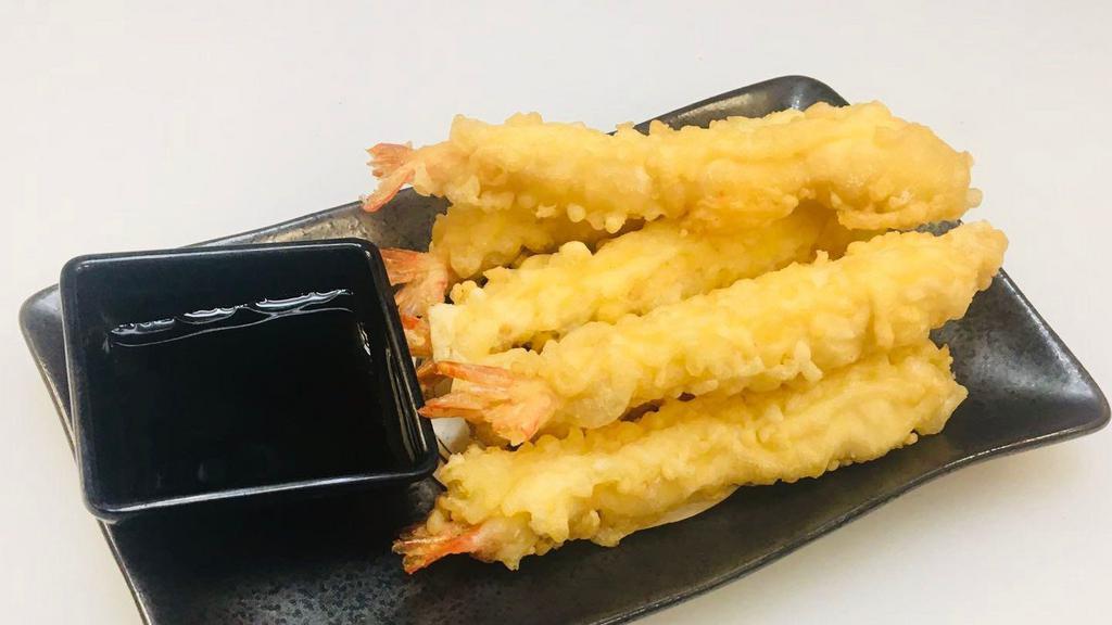 Shrimp Tempura · Lightly battered deep fried shrimps.