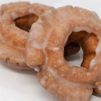 Glazed Old-Fashioned Donut · These are the best! An old fashioned donut with maple glaze. Some might call these a butterm...