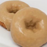 Maple Cake Donut · Our white cake donut with maple icing! One of our most popular cake donuts!