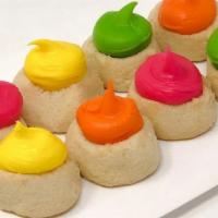 Buttercream Thumbprint · Our buttercream thumbprints have no sprinkles.  They're still the sweet goodness of a shortb...