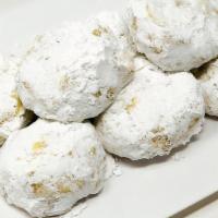 Wedding Cookie · Our wedding cookies are a lot like pecan sandies covered in powdered sugar. Who cares if you...