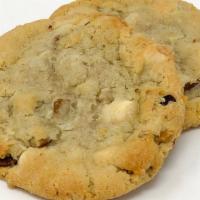 White Chocolate Chip Cookie · White chocolate chips, coconut, and pecans all wrapped up in one cookie! The flavor combinat...