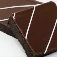 Fudge (No Nut) Brownie · For those of you who aren't fans of nuts, we have a no nut fudge brownie! Just as decadent a...