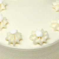 Old Fashion Vanilla Cake · White cake with white buttercream filling and icing. Simple and delightful!