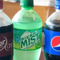 Pepsi Bottled Soda · Pepsi
Sierra Mist
Dr. Pepper
Diet Dr. Pepper