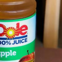 Apple Juice · 15 oz. bottle of apple juice.