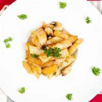 Russian Style Pan Fried Potatoes With Mushrooms · 