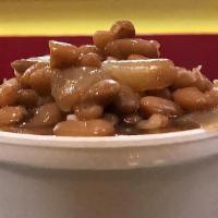 Pinto Beans · Mexican style pinto beans.