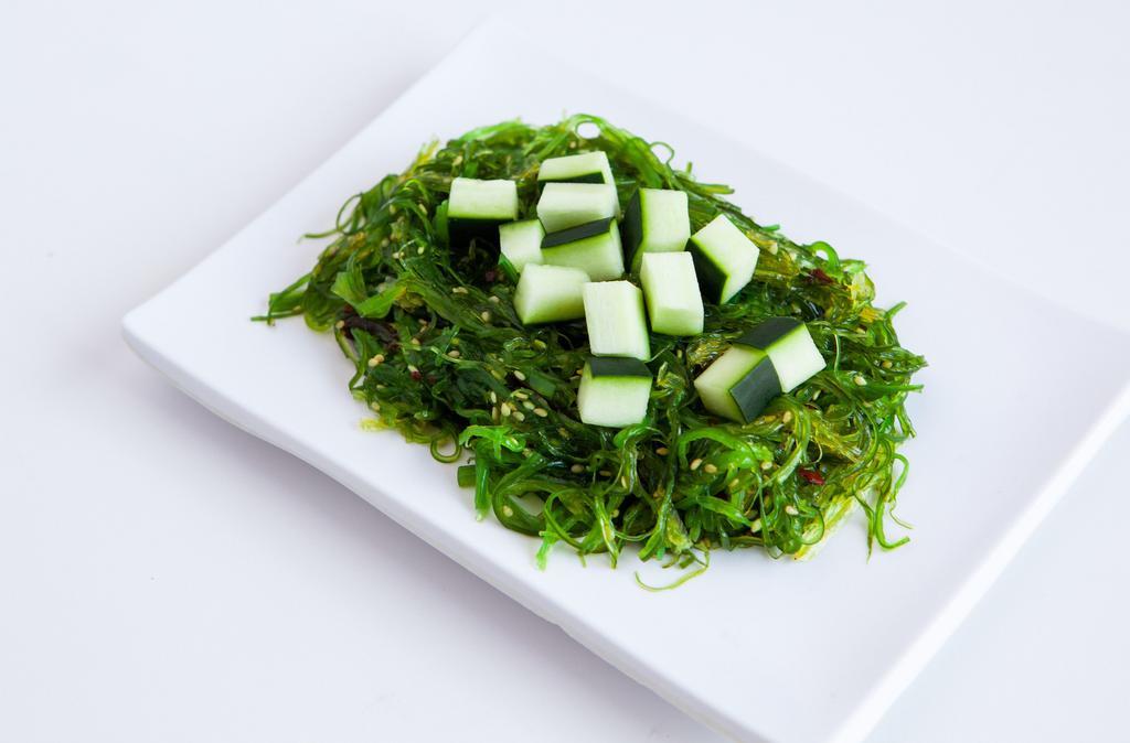 Seaweed Salad · Chopped cucumber, sesame seeds