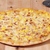 Breakfast Pizza · 350-570 cal. per slice/2080-2190 cal. per whole
