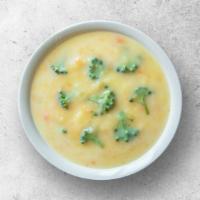 Broccoli Cheddar · Rich and cheesy broccoli cheddar soup.