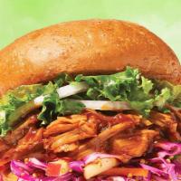 Pulled Bbq Chicken Sammich (Nancy'S Home Cooking Combo 1) · Each combo comes with a surprise sweet treat of the day!!!!!!