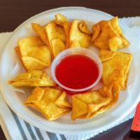 Crab Rangoon (8) · Come with a 3oz Sweet&sour sauce, with cream cheese filled in.