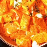 Sahi Paneer · Gluten-free. Paneer cooked in sweet tomato sauce & spices.