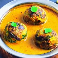 Spinach Kofta · Delicious vegetable balls cooked with spinach and in rich creamy mild lightly sweet gravy.
