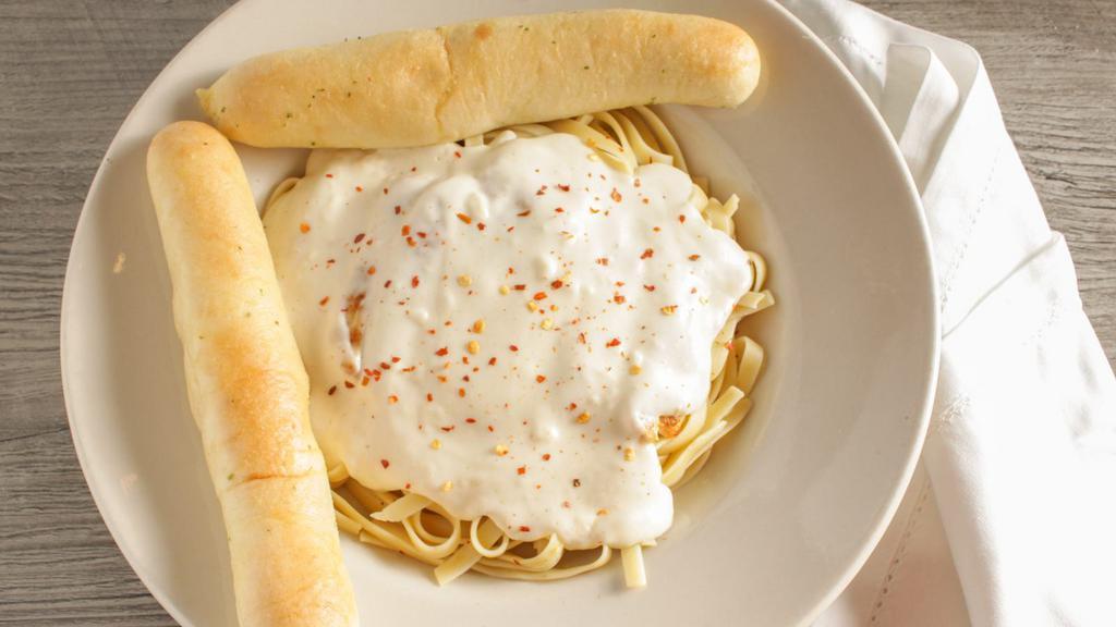 Fettuccine Alfredo · Made from scratch our alfredo is oh so rich and creamy.