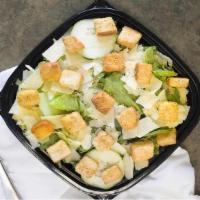 Caesar Salad · Romaine lettuce tossed with caesar dressing and shaved Parmesan cheese. 956 calories.