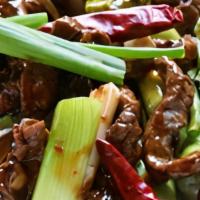 Mongolian Beef ￼ · Spicy.