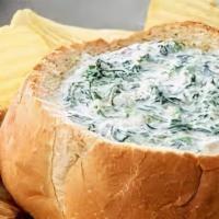 Spinach Dip · Creamy dip made from spinach.