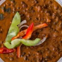 Dal Makhani · Gluten free. Slow cooked black lentil, tomato, garlic, ginger, spice, light butter.