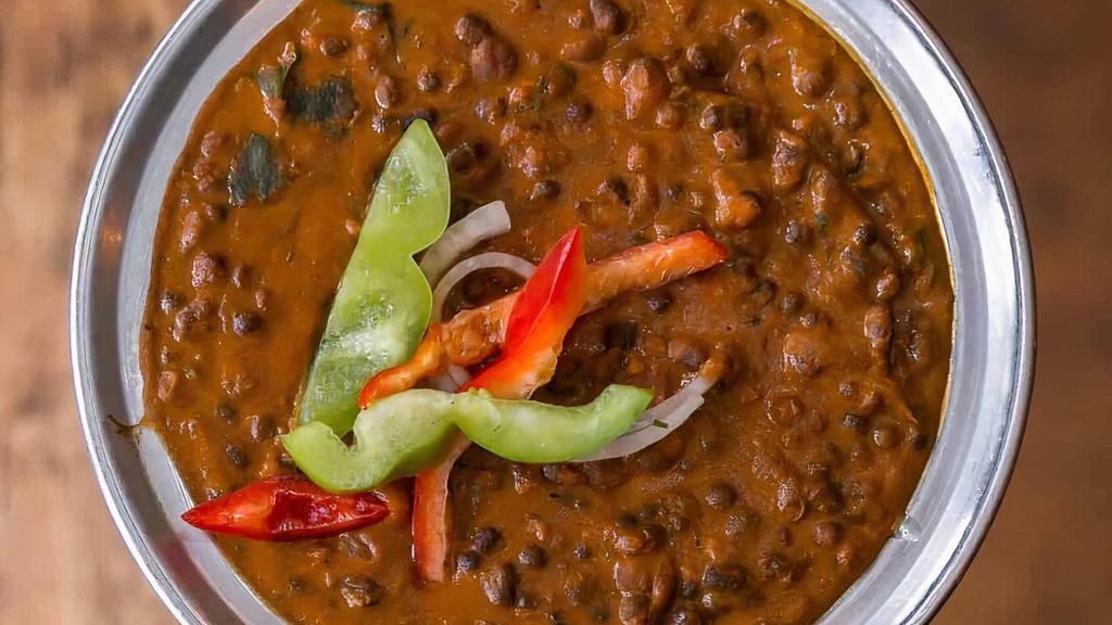 Dal Makhani · Gluten free. Slow cooked black lentil, tomato, garlic, ginger, spice, light butter.