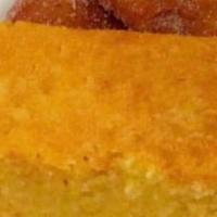 Cornbread · The delicious, sweet, and satisfying. A great side item to help bring it all home.