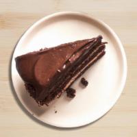 Indulgence Choco Cake · Double layered rich chocolate cake