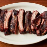 Rib Dinner · 6 St Louis Ribs With Your Choice Of Original Dry Rub Or Honey BBQ Sauce. Choice Of Two Sides
